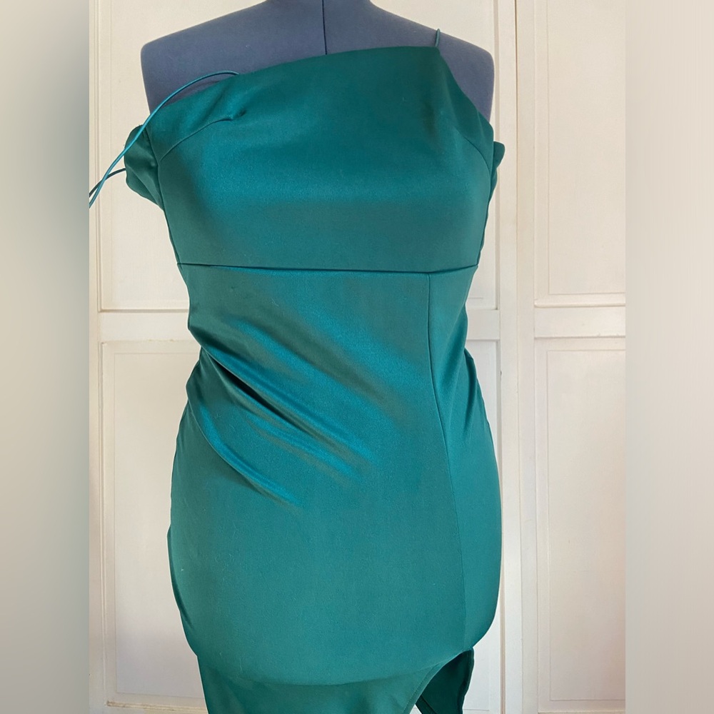 XS green dress